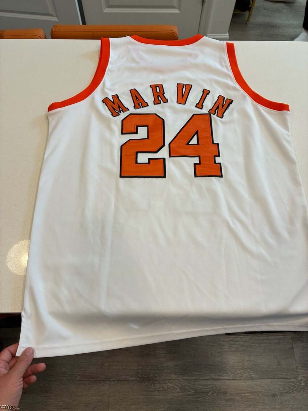 Mitchell & Ness Spirits St Louis 24 Marvin Jersey Size 54